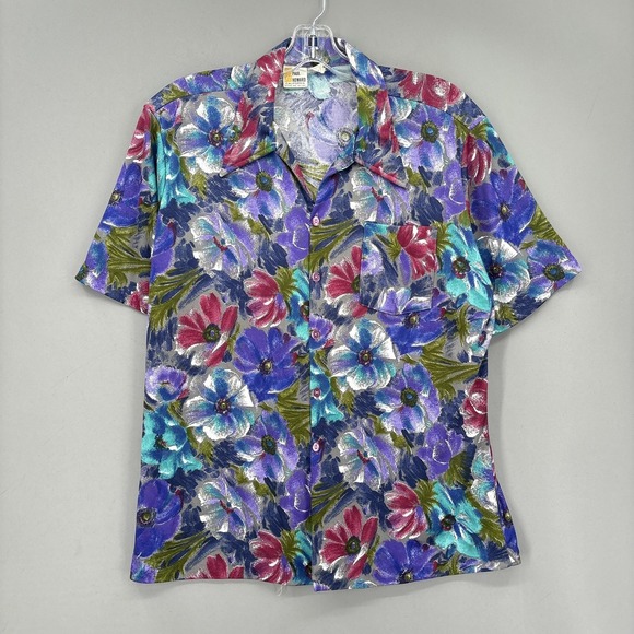 Paul Howard California Other - Vintage Paul Howard California Shirt Mens Large‎ 60s 70s Floral Dagger Collar